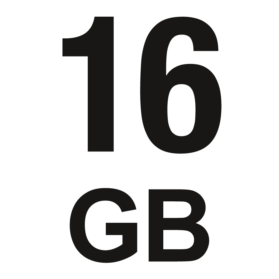 Speicherkapazität: 16 GB