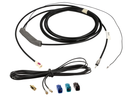 Antennenkabel Kit Fakra(f)>DIN(m)/SMB(F)/SMA(m) FM/DAB+