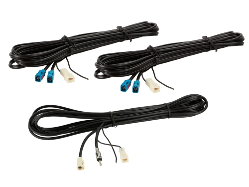 Antennenkabel Kit Fakra(f)>DIN(m)/2xFakra(f) FM/DVB-T/GPS