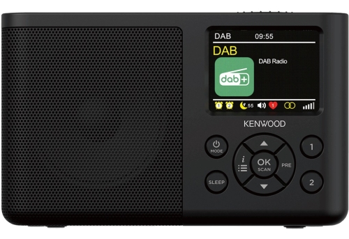 KENWOOD CR-M33DAB-B Digitalradio FM, DAB+, Schwarz