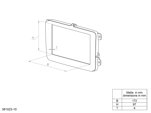 2-DIN RB BMW 5er (E39) 1995 - 2004 schwarz