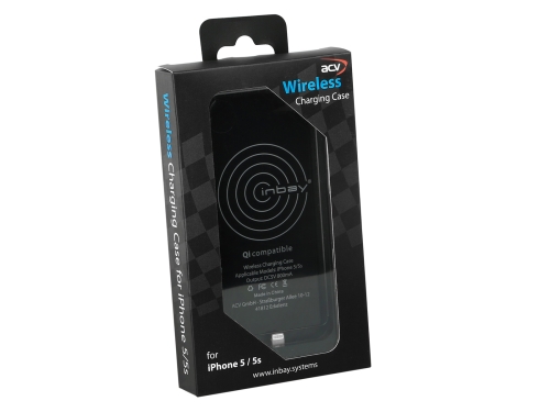 Inbay® Ladeschale für iPhone 5/5S schwarz