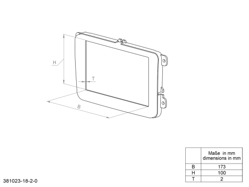 2-DIN Radioblende BMW 3er(E46) 1998-2007 Schalterleiste