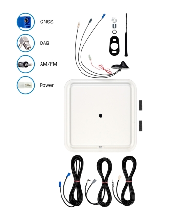 ATTB 3761.30 Kombiflex-D-Antenne GPS FM DAB+ Montageplatte