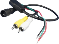 Adapter 4-Pin Mini DIN Buchse CV auf Cinch+Strom