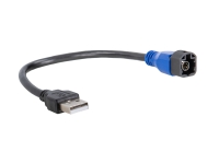 USB Adapter VW diverse Fahrzeuge LVDS blau>USB-A