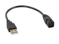 USB Adapter VW diverse Fahrzeuge LVDS schwarz>USB-A