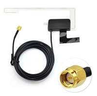 Universal Aktive DAB+ Scheiben-Folienantenne SMA Stecker (schraubbar)